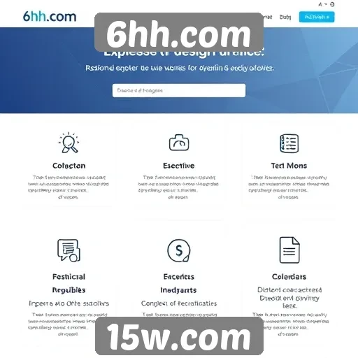 Características de design do site 6hh.com